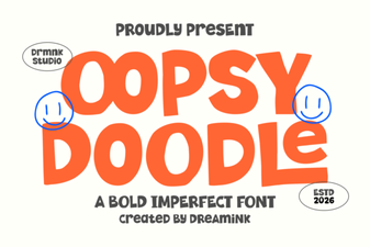 Oopsy Doodle: Fun Fonts for Creative Projects