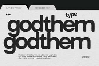Introducing the Godthem Font for Modern Design Projects