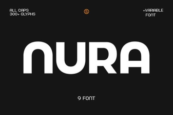 Nura Font for Modern Creative Projects