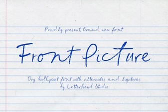 Choosing Front Fonts for Picture Frame Projects