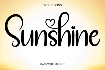 Illuminate Projects with Sunshine Font Design