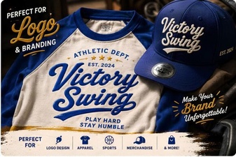 Victory Swing: a Retro Font for Modern Designs