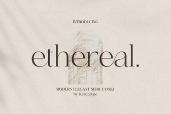 Ethereal Fonts for Creative Web Projects